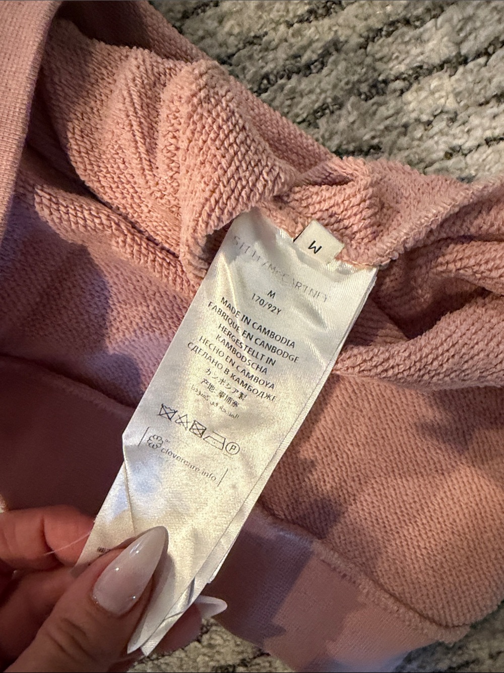 Stella Mc Cartney X Adidas lace sweatshirt as M - Picture 7 of 8